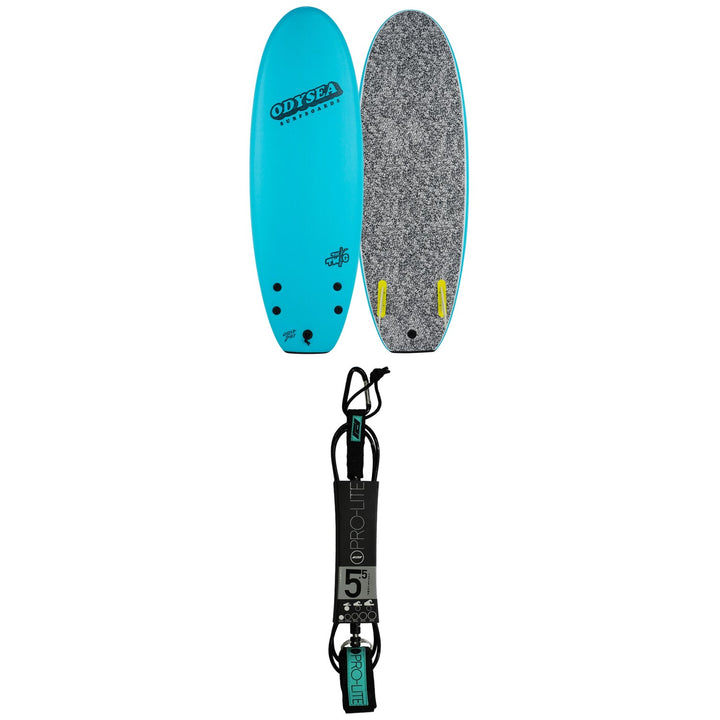 Catch Surf Odysea Twig 4'10" Twin Fin Surfboard + Pro-Lite 5.5' Super Comp Leash