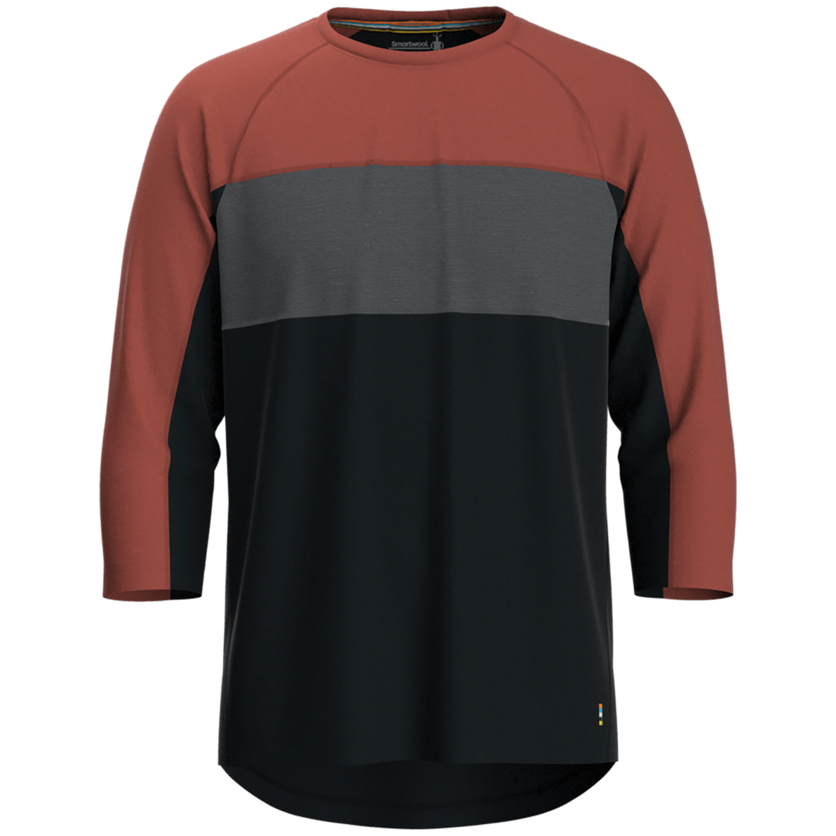 Smartwool Merino Sport 120 Mountain Biking 3/4 Sleeve Tee Picante