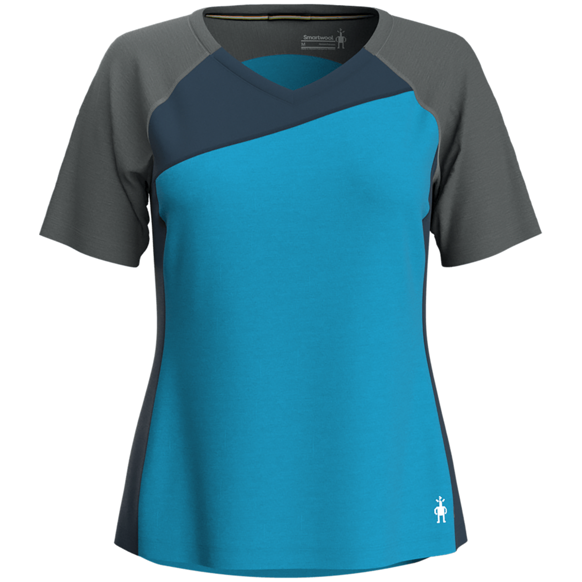 Smartwool Merino Sport 120 Mountain Bike Short Sleeve Tee - Women's Ocean Spray Heather