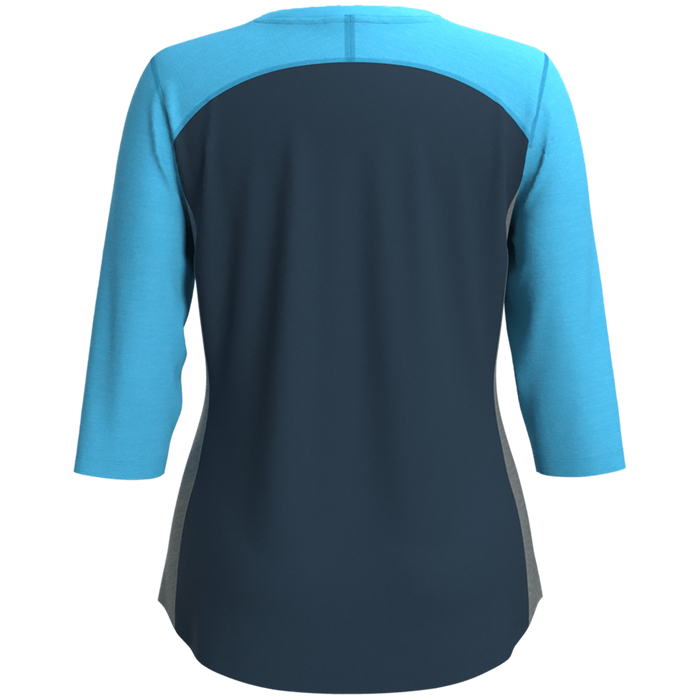 Smartwool Merino Sport 120 Mountain Bike 3/4 Sleeve Tee - Women's Twilight Blue