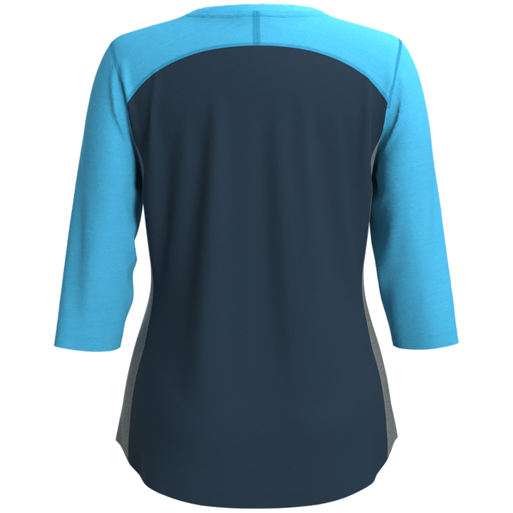 Smartwool Merino Sport 120 Mountain Bike 3/4 Sleeve Tee - Women's Twilight Blue