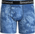 Smartwool Merino 150 Plant-Based Dye Boxed Boxer Brief - Men's Light Indigo Marble Wash
