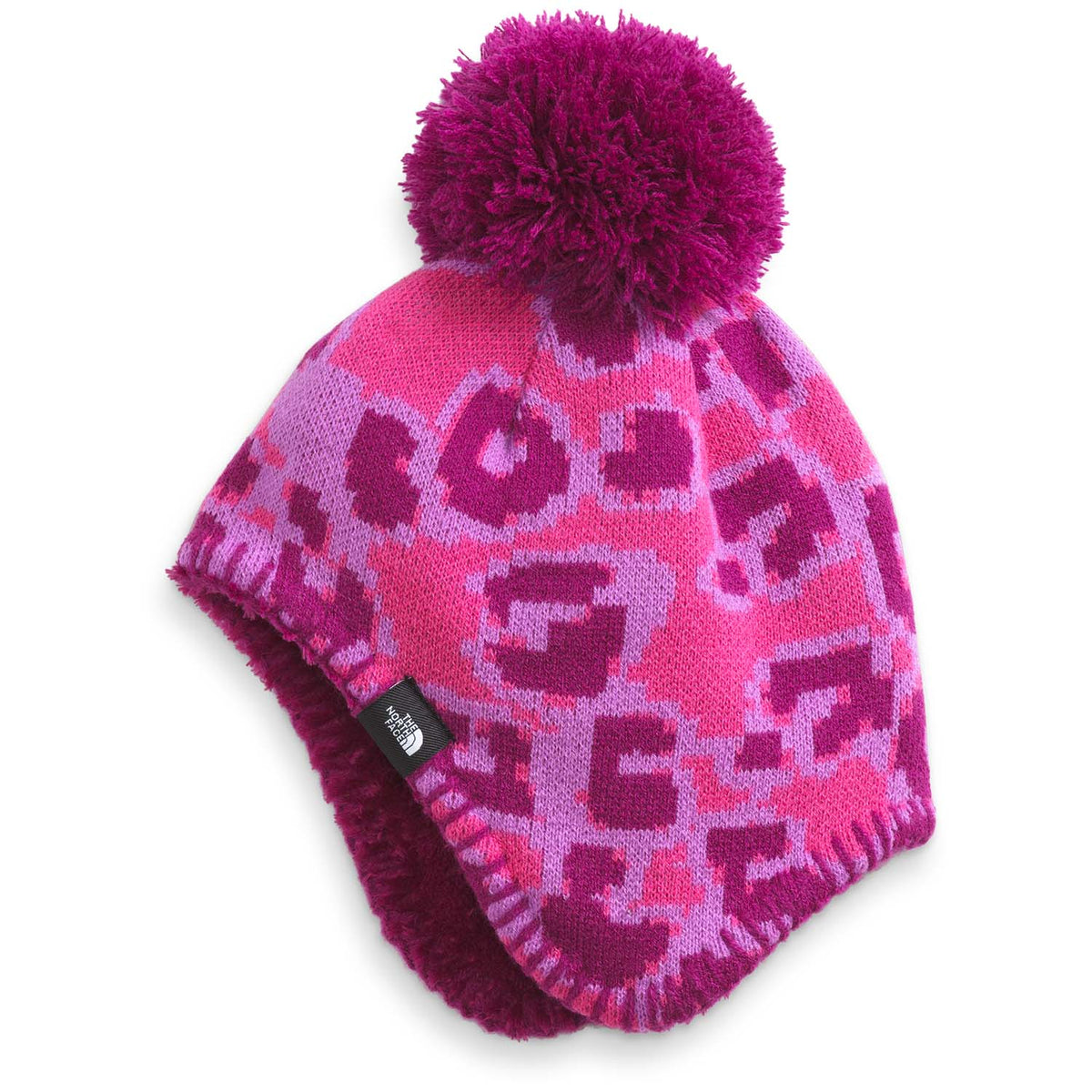 The North Face Littles Faroe Beanie - Toddlers' Cabaret Pink Leopard Small Print