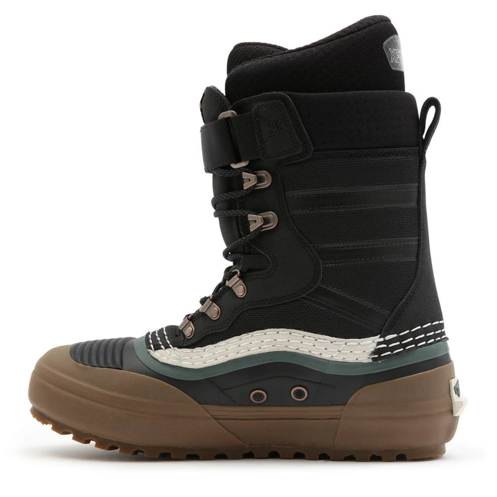 Vans Standard XF Snow MTE Pow Surfing Boots 2022 (Wolle Nyvelt) Black/Gum
