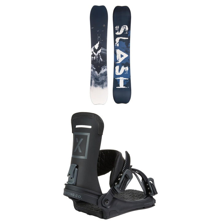 Slash Brainstorm Snowboard + Fix Yale Ltd Snowboard Bindings 2022