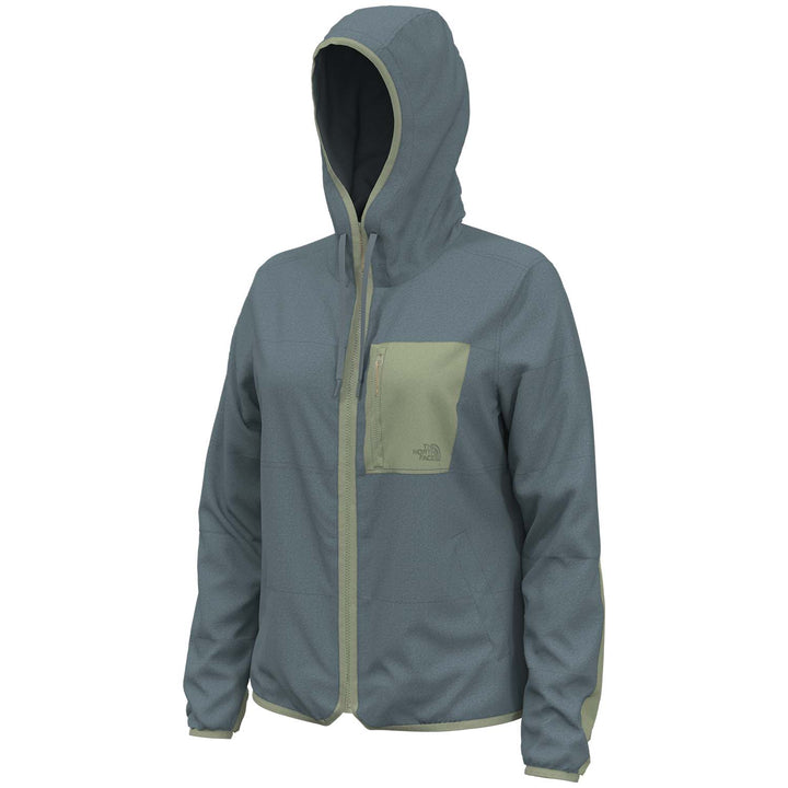 The North Face Mountain Sweatshirt Hoodie - Women's Tea Green/Sharp Green