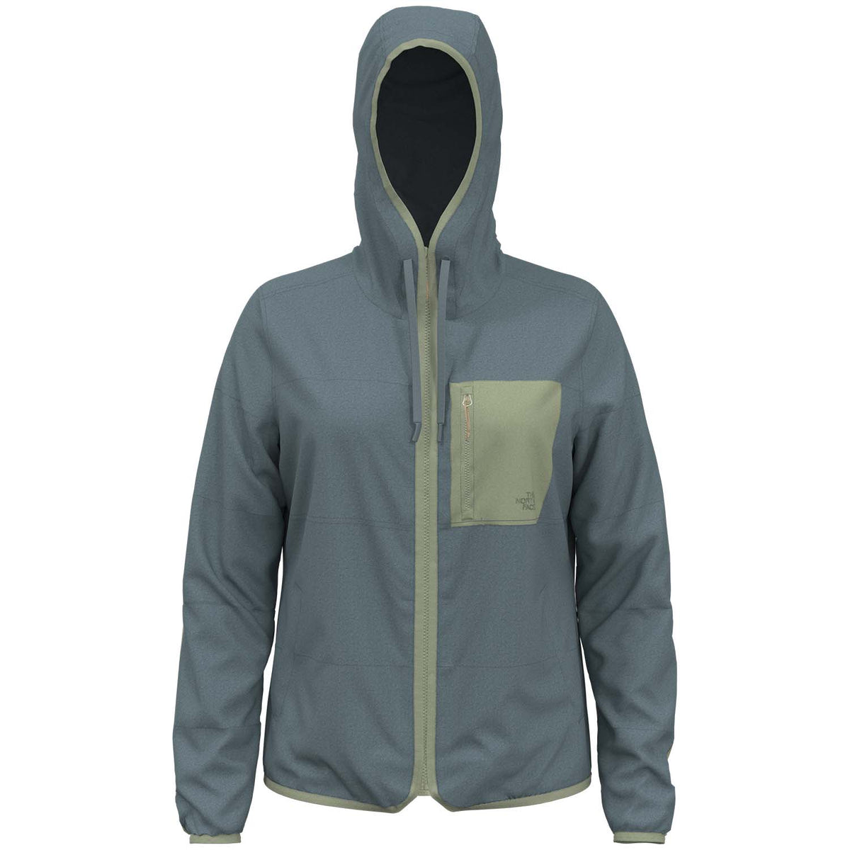 The North Face Mountain Sweatshirt Hoodie - Women's Tea Green/Sharp Green