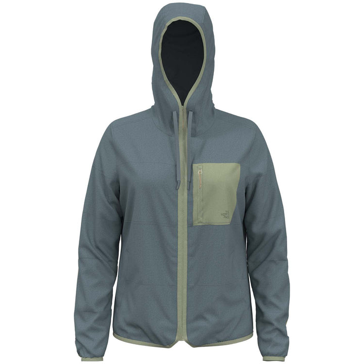 The North Face Mountain Sweatshirt Hoodie - Women's Tea Green/Sharp Green