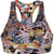 The North Face Printed Midline Bra - Women's TNF Black International Women's Collection Print