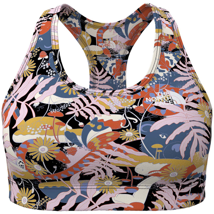 The North Face Printed Midline Bra - Women's TNF Black International Women's Collection Print