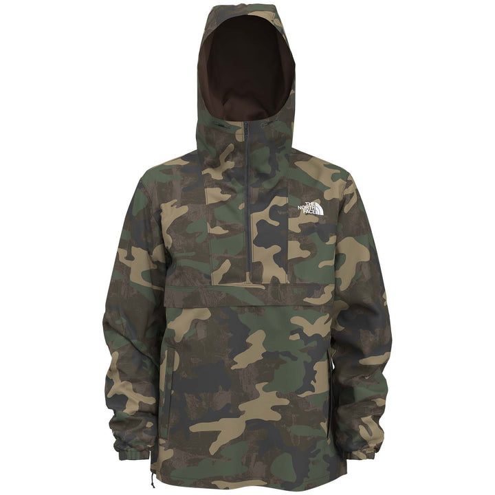 The North Face Printed Antora Anorak Jacket - Men's Kelp Tan/TNF Camo Print