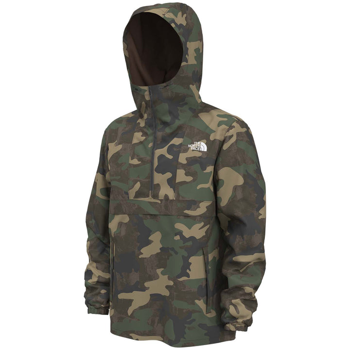 The North Face Printed Antora Anorak Jacket - Men's Kelp Tan/TNF Camo Print