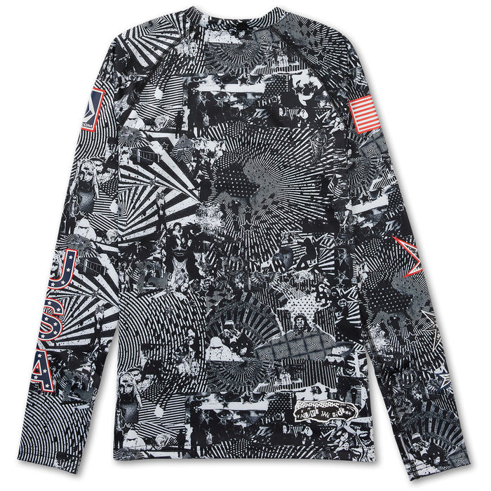 Volcom USST Base Top - Women's Black White