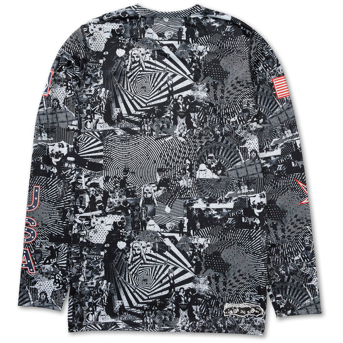 Volcom USST Base Top - Men's Black White