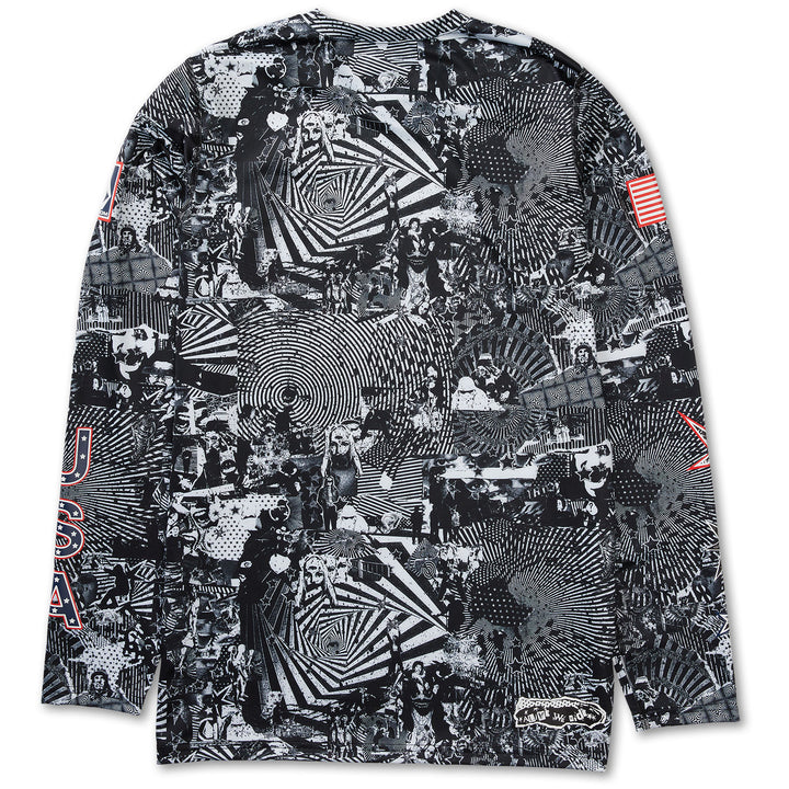 Volcom USST Base Top - Men's Black White