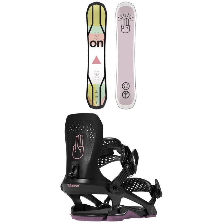 Bataleon Push Up Snowboard + Donna Snowboard Bindings - Women's 2022