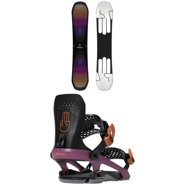 Bataleon Evil Twin Snowboard + Chaos Snowboard Bindings 2022