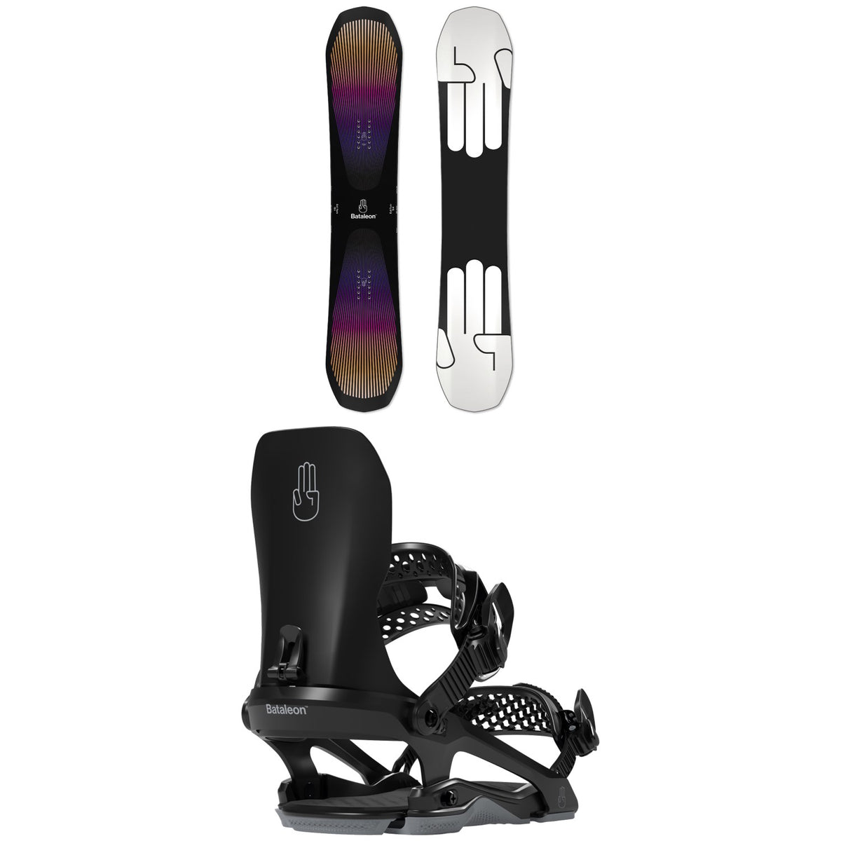 Bataleon Evil Twin Snowboard + Blaster Snowboard Bindings 2022