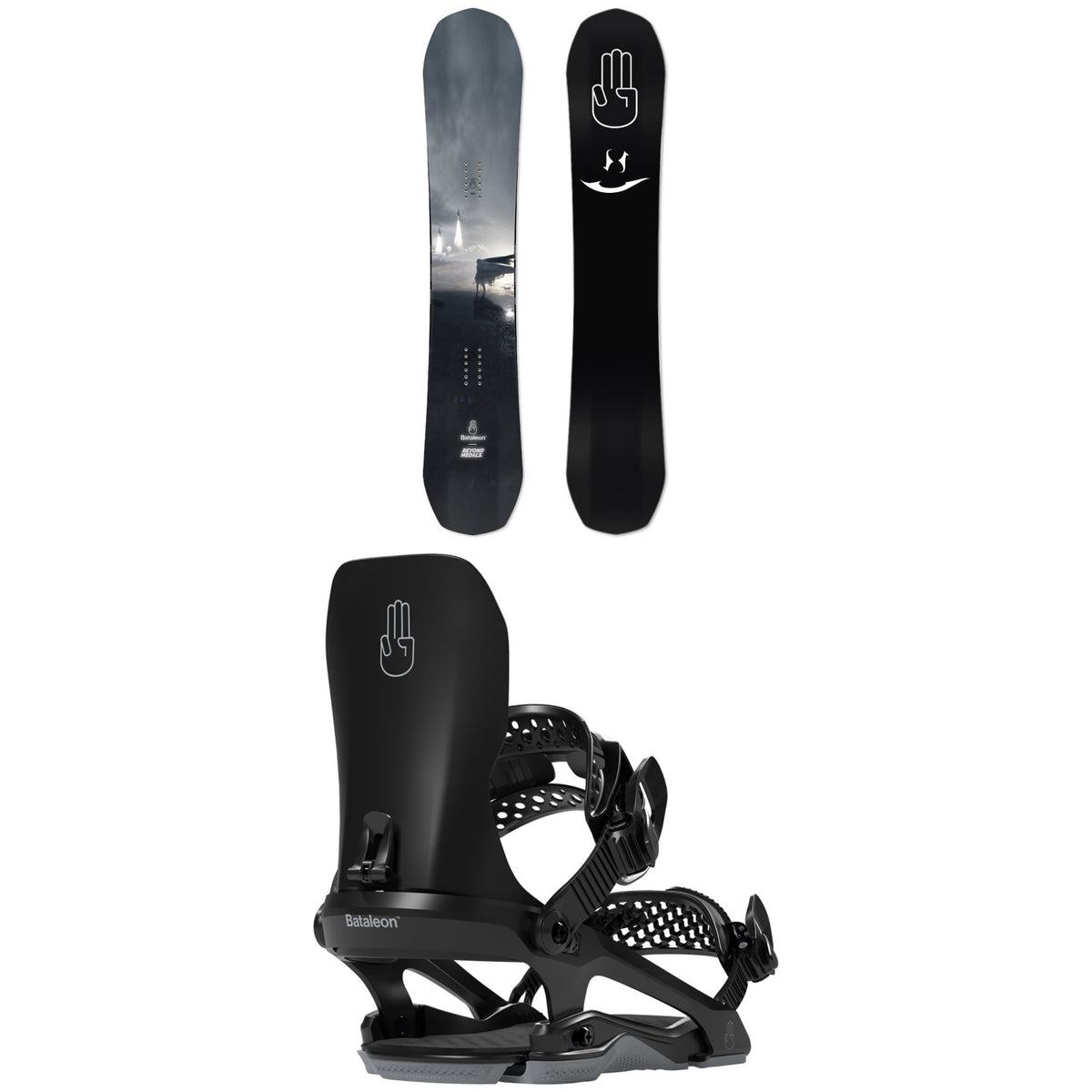 Bataleon Goliath x Beyond Medals Snowboard + Blaster Snowboard Bindings 2022