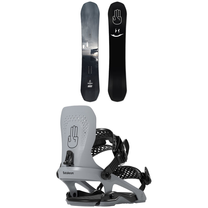 Bataleon Goliath x Beyond Medals Snowboard + Chaos Snowboard Bindings 2022