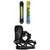 Bataleon Fun.Kink Snowboard + Chaos Snowboard Bindings 2022