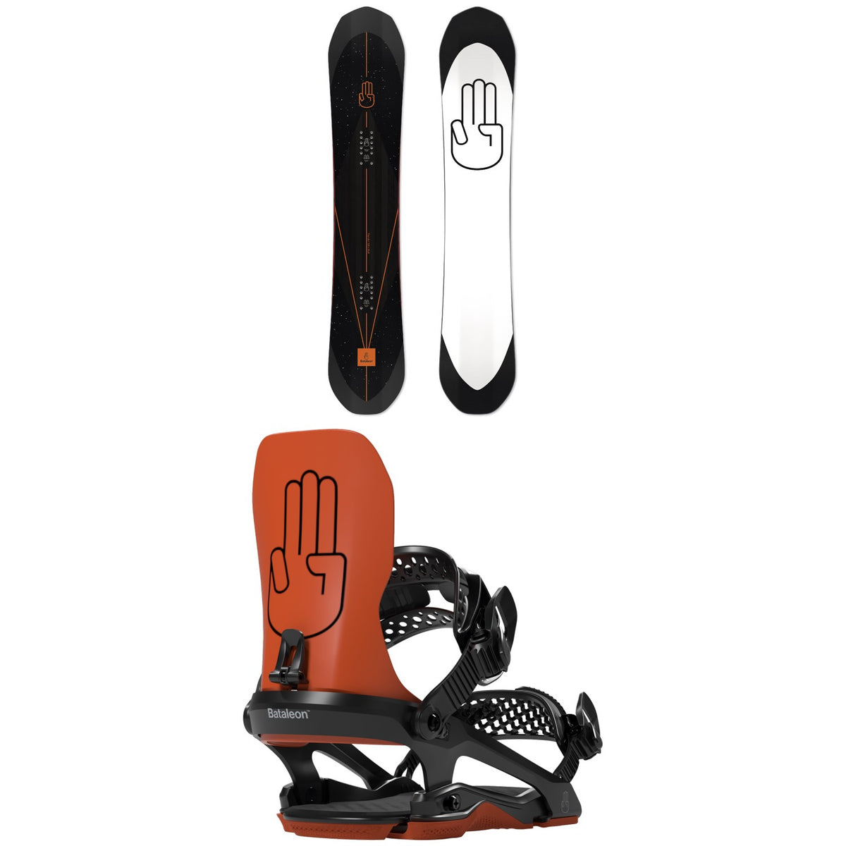 Bataleon The Thunder Snowboard + Blaster Snowboard Bindings 2022