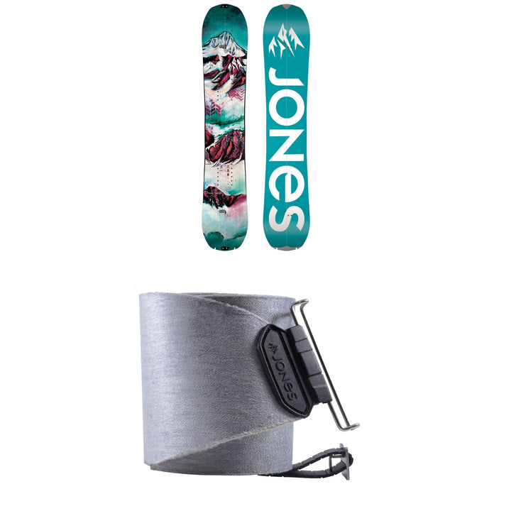 Jones Dream Catcher Splitboard  + Nomad Pro Quick Tension Tail Clip Splitboard Skins - Women's 2022