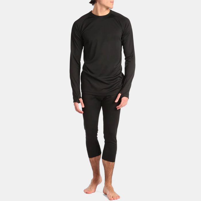 evo Ridgetop Polartec® Power Grid™ Midweight Crew Top Black
