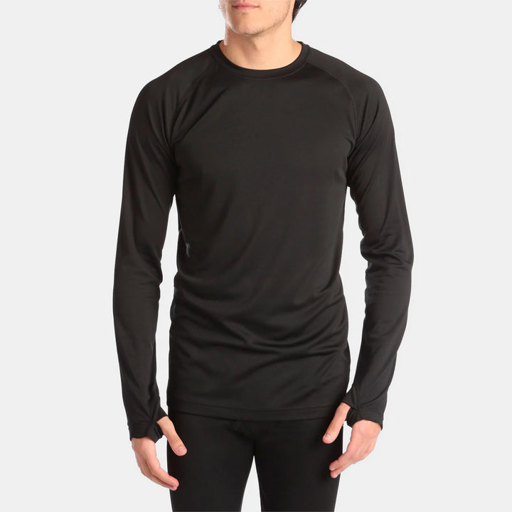 evo Ridgetop Polartec® Power Grid™ Midweight Crew Top Black