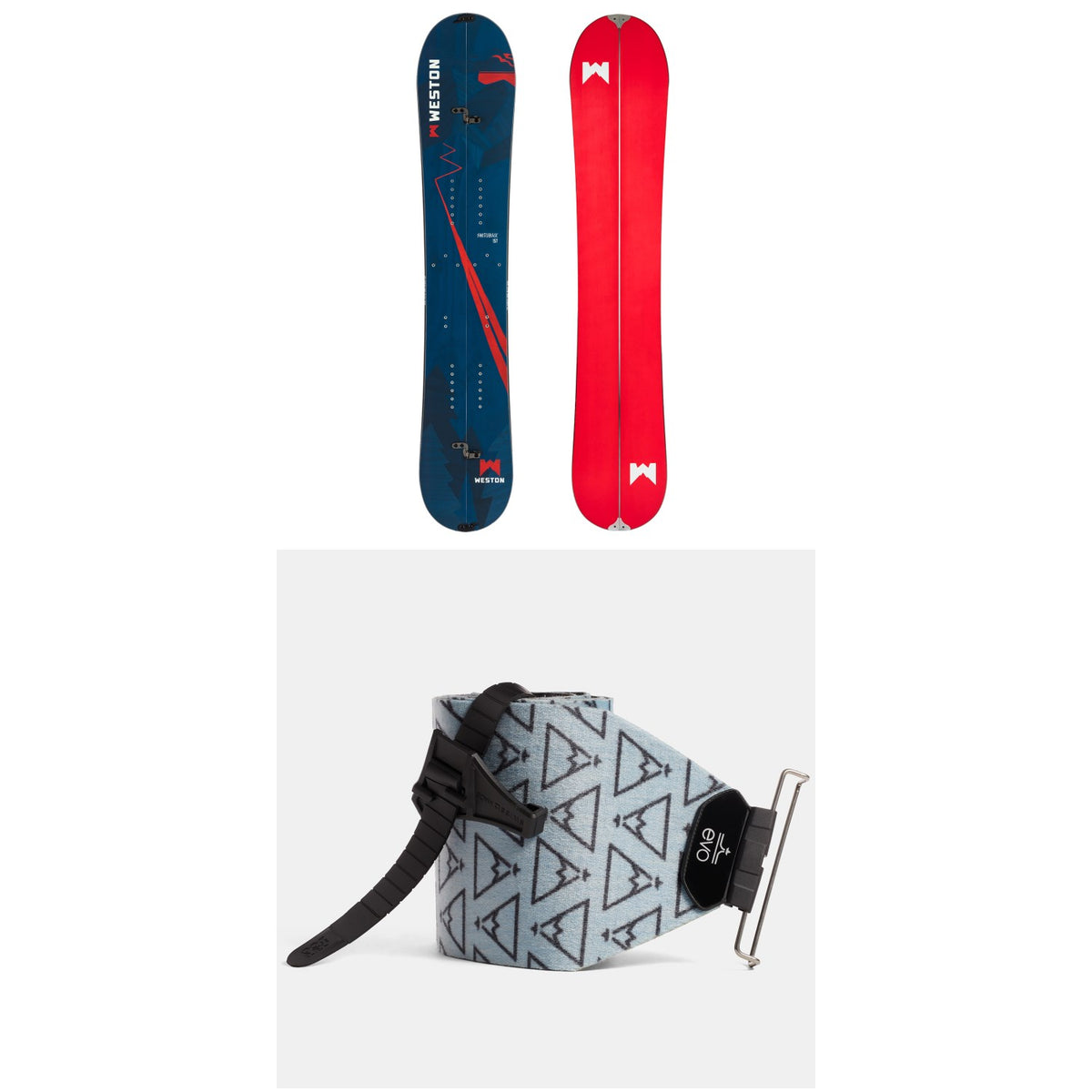 Weston Switchback Splitboard 2022 + evo x Pomoca Pro Glide Splitboard Skins