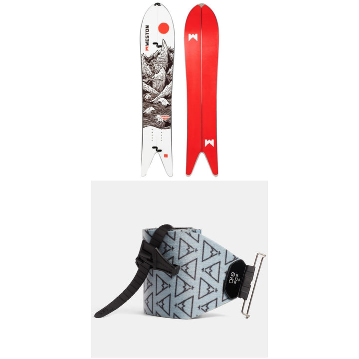 Weston Japow Splitboard 2022 + evo x Pomoca Pro Glide Splitboard Skins