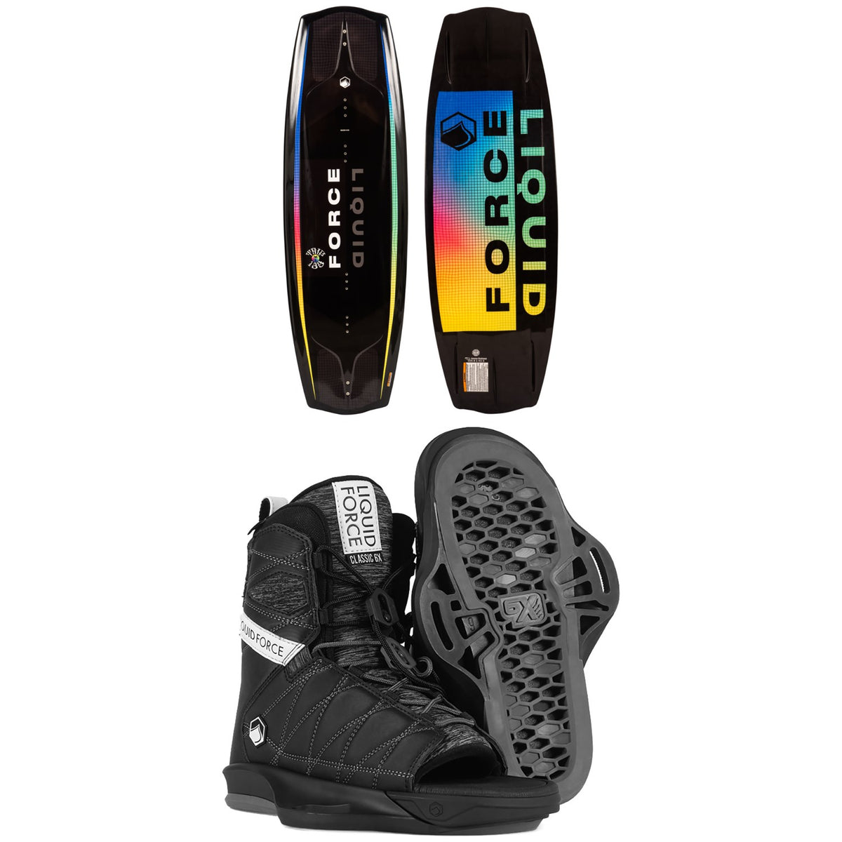 Liquid Force Trip + Classic 6X OT Wakeboard Package 2024