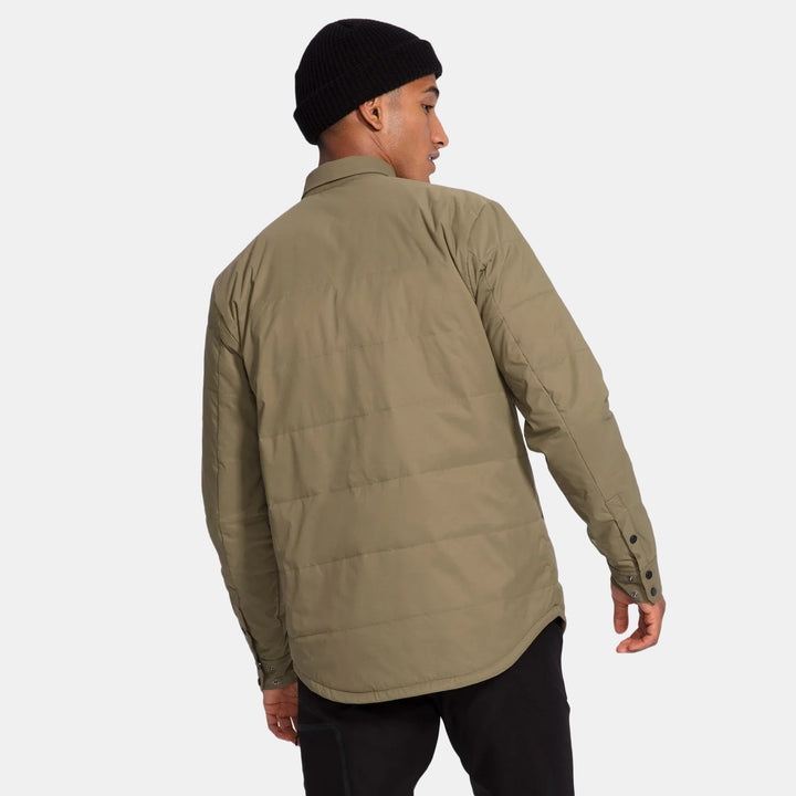 evo Ballard Tech Shacket Olive