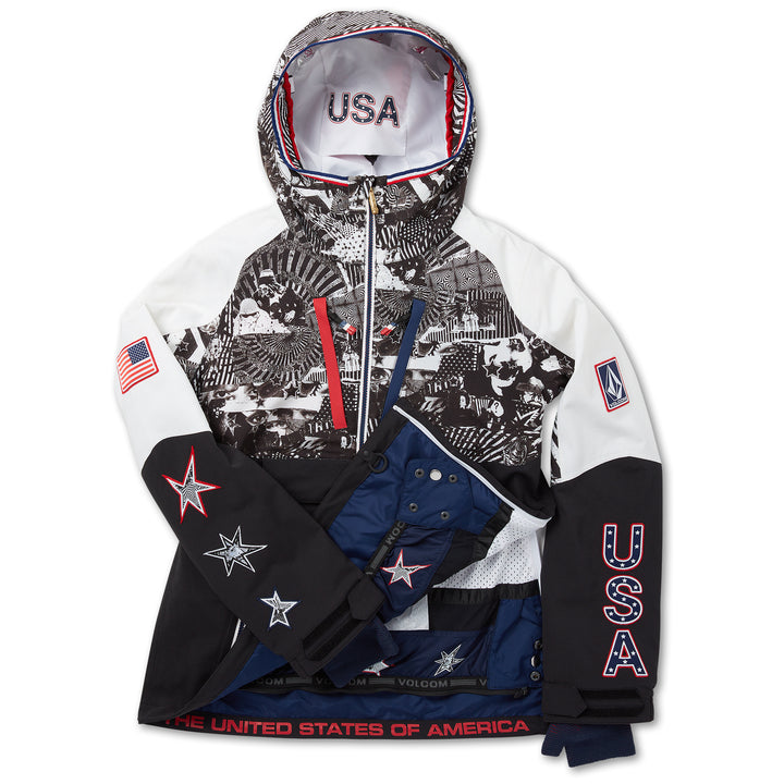 Volcom OU Brighton Pullover Jacket - Women's Black White