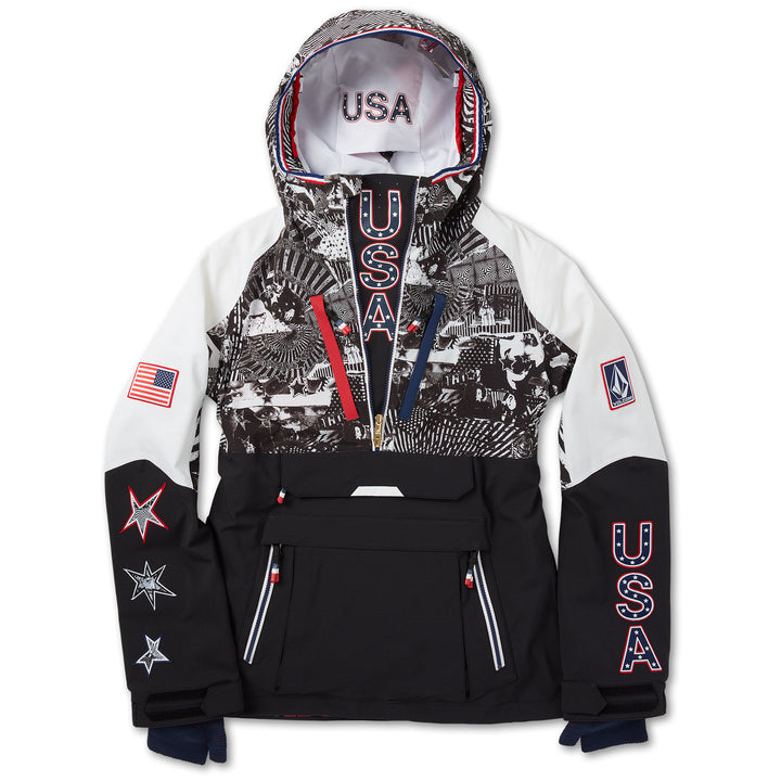 Volcom OU Brighton Pullover Jacket - Women's Black White