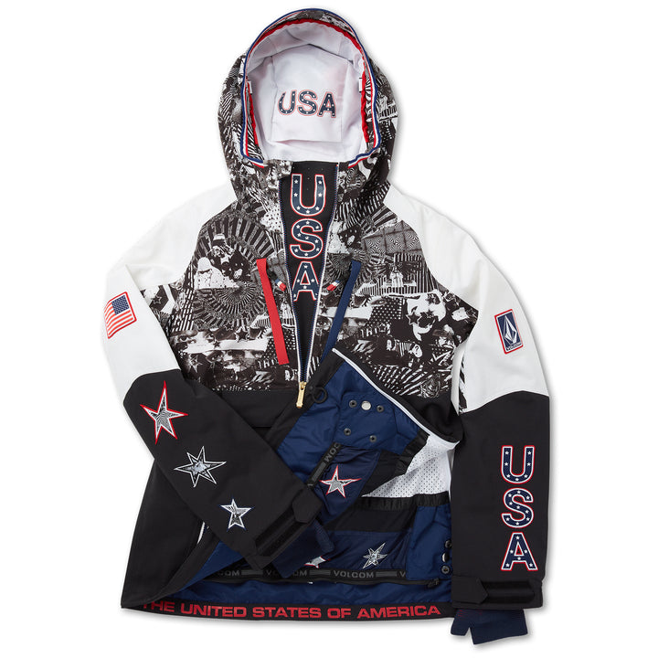Volcom OU Brighton Pullover Jacket - Women's Black White