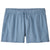 Patagonia Island Hemp Baggies Shorts - Women's Small Currents/Light Plume Grey