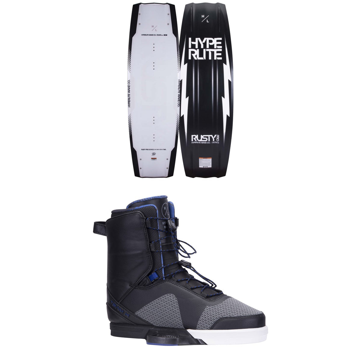 Hyperlite Rusty Pro + Team X Wakeboard Package 2022