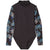 Patagonia Long-Sleeve Swell Seeker One-Piece Swimsuit - Women's Ink Black/Tropical Ecuador