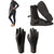 Sisstrevolution 5/4 7 Seas Hooded Chest Zip Wetsuit + 5mm Round Toe Wetsuit Boots + 3mm Wetsuit Gloves - Women's