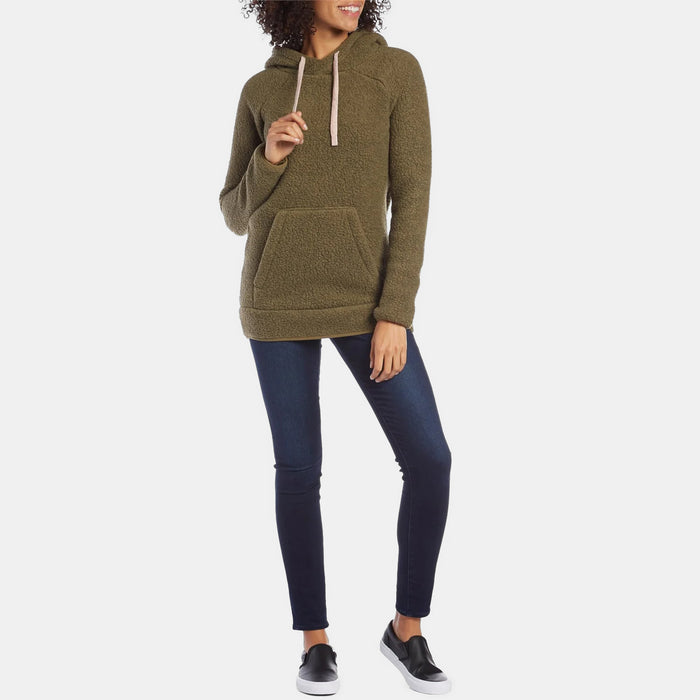 evo Ballard Pullover Fleece Hoodie - Women's Burnt Olive