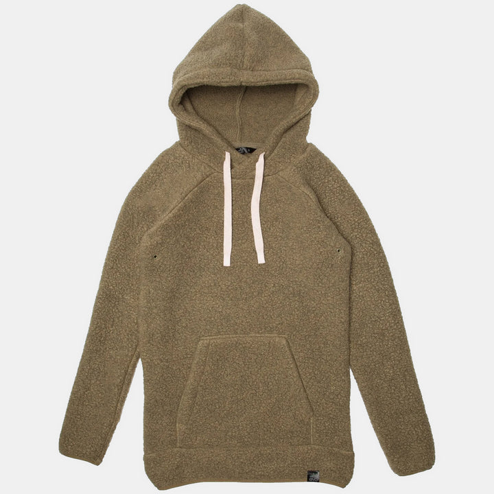 evo Ballard Pullover Fleece Hoodie - Women's Burnt Olive