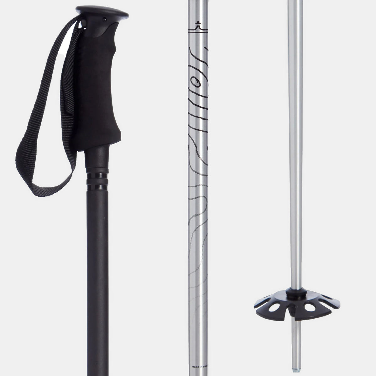 evo Enduro Ski Poles 2025 Silver