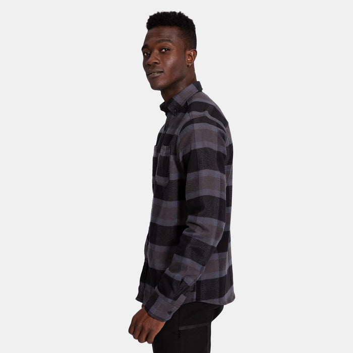 evo Sound Flannel Black/Grey/White Plaid