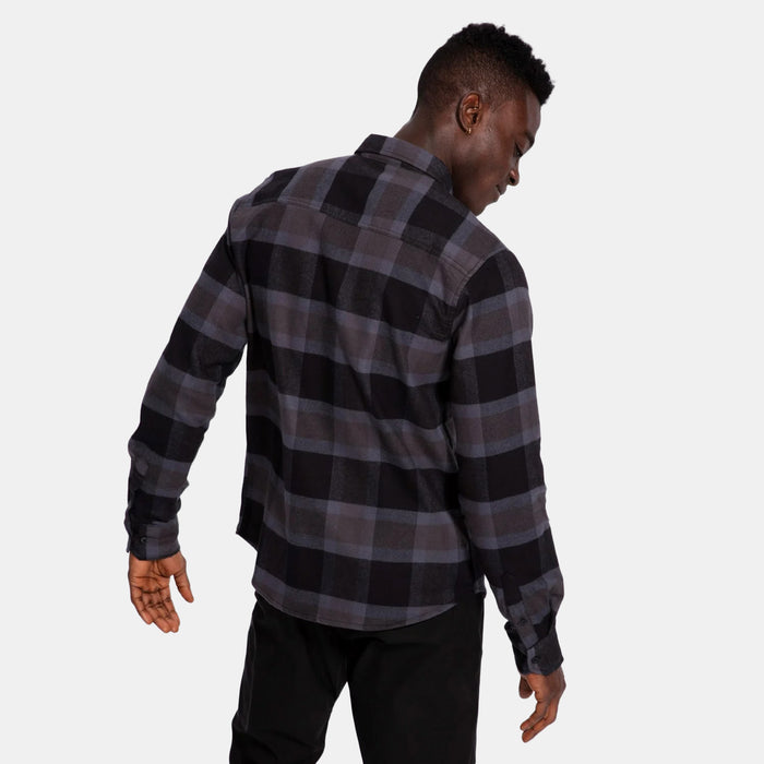 evo Sound Flannel Black/Grey/White Plaid