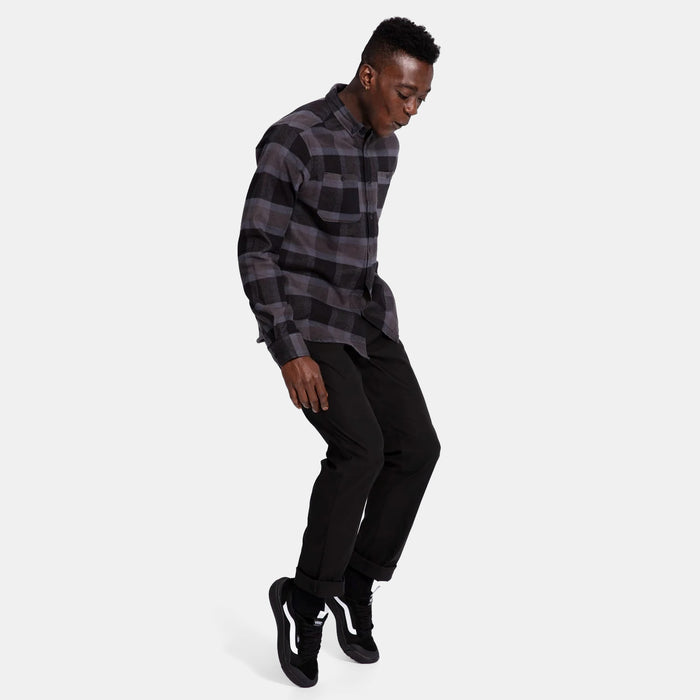 evo Sound Flannel Black/Grey/White Plaid