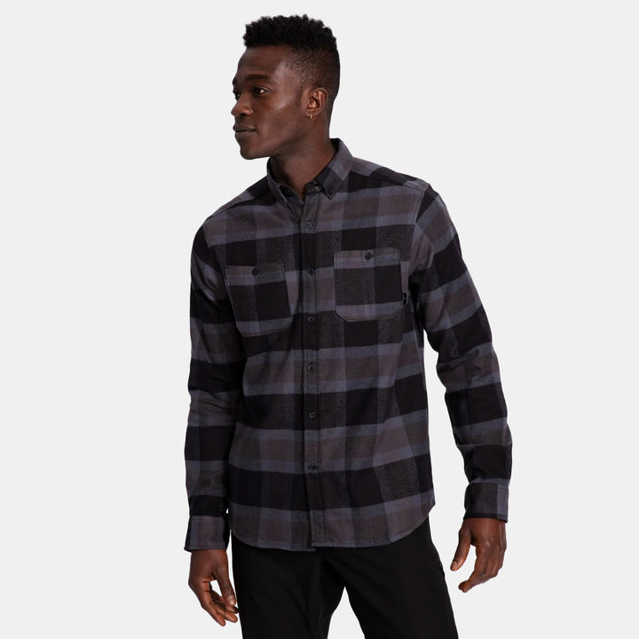 evo Sound Flannel Black/Grey/White Plaid