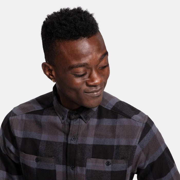 evo Sound Flannel Black/Grey/White Plaid