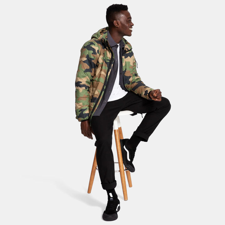 evo Ballard Hooded Insulator Jacket Camo
