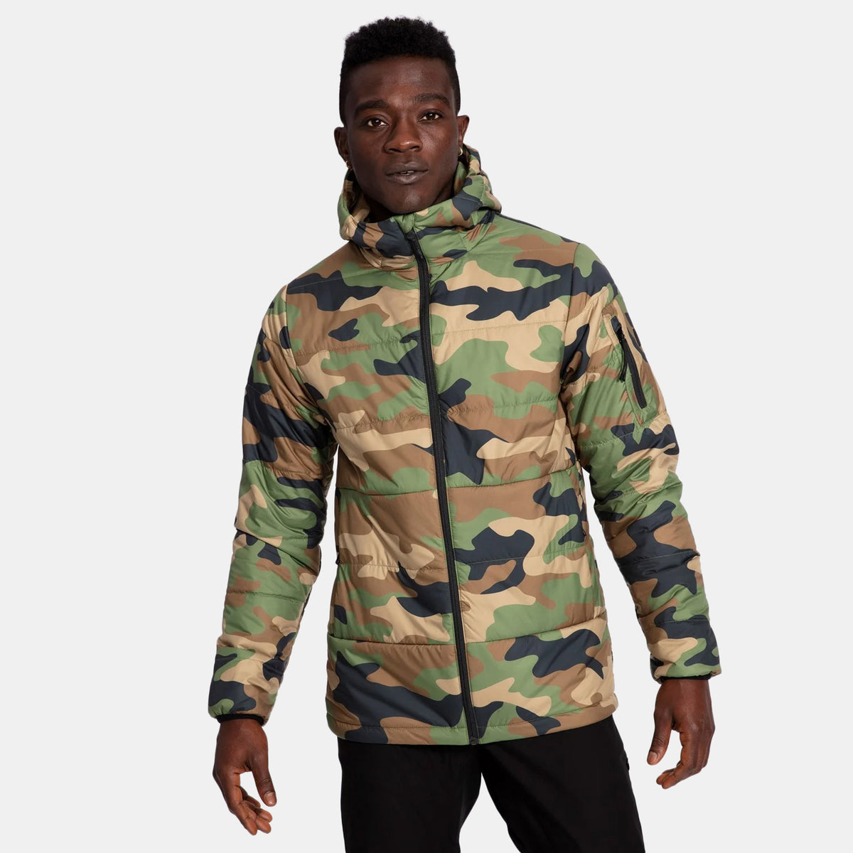 evo Ballard Hooded Insulator Jacket Camo